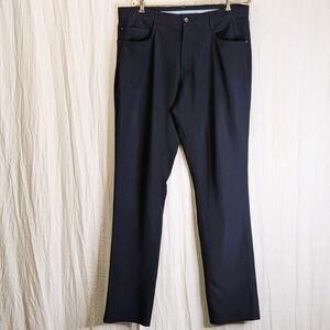 Men's Footjoy FJ Golf Pants  36 X 34 Performance Athletic Slim Fit Navy 28544